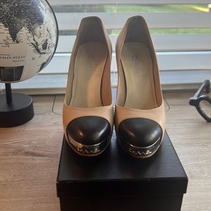 Chanel pumps.